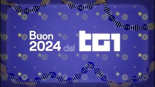 TG1  Sigla quotBuon 2024quot  31 Dicembre 2023 [upl. by Airogerg702]