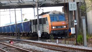 des trains qui passent  trains de desserte à lARDOISE 30  11082017 [upl. by Danelle489]