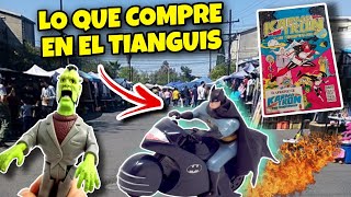 Batman con su moto lo compre en el TIANGUIS 😀 coleccionista tianguis swapmeet juguetes [upl. by Sitoeht]