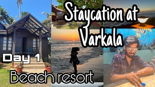 Staycation At Varkala Beach Resort  Varkala Cliff  Varkala Beach Kerala  Beach Resort Vlog Day [upl. by Seldon]