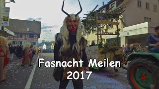 Fasnacht Meilen 2017 4K [upl. by Annazus]