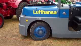 Deutz V12 aircraft tow truck  Panningen 2013 HMT IHF [upl. by Lertsek831]