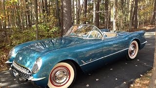 Super Rare Bloomington Gold 1955 Corvette For Sale [upl. by Lalittah]