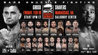 Free Full Event BKFC Fight Night Prospects Manassas [upl. by Battiste]