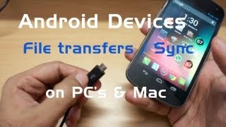 How to Transfer files from your Android phone to your PC  Mac computer [upl. by Ahsikat]