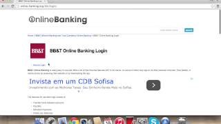 BBampT Online Banking Login  How to Access your Account [upl. by Aysab]