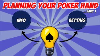 Planning Your Poker Hand Pt 1  Play Like the Pros [upl. by Ahmar]