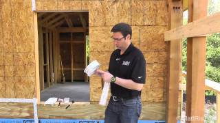 Air Sealing OSB  Siga Wigluv Tape [upl. by Nueormahc636]