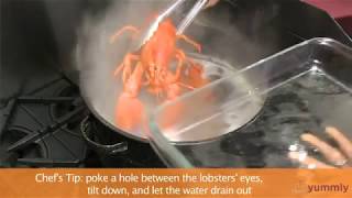 How to Boil Lobster  Cooking Basics by Yummly [upl. by Iggie186]