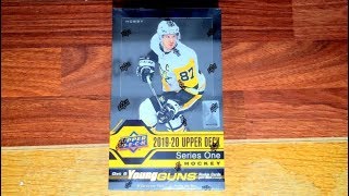 MY GREATEST RELEASE DAY BREAK EVER  201920 Upper Deck Series 1 Hockey Hobby Box Break [upl. by Gunas]