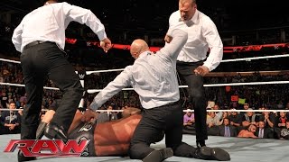 The Authority lays out Randy Orton Raw Nov 3 2014 [upl. by Eniamrehs]