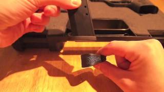 How to replace the magazine baseplate on the smith and wesson Mampp 40c [upl. by Aserehtairam]