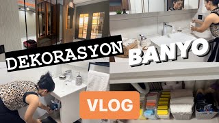 BANYO DÜZEN VE DEKORASYON VLOG 👍🏻 VESTİYER AYAKKABILIK KİLER DOLAP DÜZENİ ✅ BİM A101 ŞOK ALIŞVERİŞ 🤍 [upl. by Macrae952]