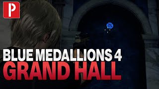 Destroy the Grand Halls Blue Medallions in Resident Evil 4 Remake [upl. by Gemperle]