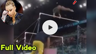 gymnast flavia saraiva fall video  flavia saraiva fall video  flavia saraiva injury [upl. by Ayt593]