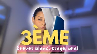 LA 3ÈME stage brevet blanc oralbrevet JE VOUS DIS TOUT CONSEILS [upl. by Assilrac]