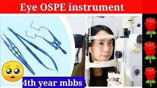 EYE OSPE INSTRUMENT 🔴February 7 2023 UHS NUMS OSPE along with drugs used in EYE operation EYE [upl. by Mufi731]