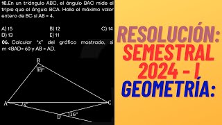 SEMESTRAL UNI 2024  ACADEMIA GRUPO CIENCIAS GEOMETRÍA [upl. by Aramoj]