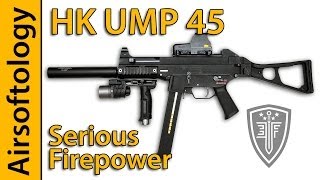 CQB Monster  HK UMP45 Review  Elite Force amp Umarex  Airsoftology [upl. by Anairotciv]