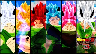 Xicor All Forms Transformation Update Mod  Dragon Ball Ultimate Budokai Tenkaichi 3 Mods [upl. by Aicinoid]