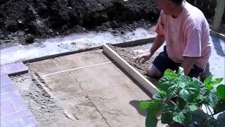 How to Build a Brick Paver Patio part 3 [upl. by Attikram]