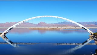 Roosevelt Lake Hike  Apache Trail Arizona  Saguaro Cactus [upl. by Ghiselin]