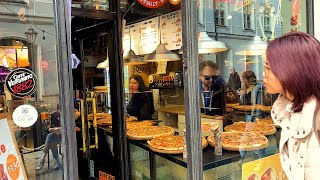 Food tour of the old town in Krakow Delicious street food in Krakow [upl. by Adiam144]