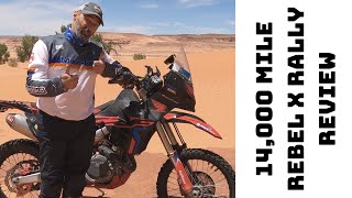 14000 Miles And CRF450L Rebel X Rally Kit Review [upl. by Lig763]