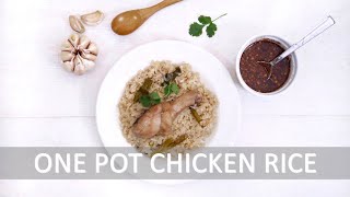 Resep One Pot Chicken Rice Recipe [upl. by Anwahsad]