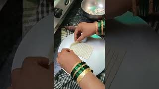 making sweet dish champakali [upl. by Alida]