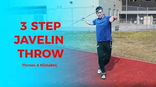 3 Step Javelin Throw [upl. by Nylzor561]