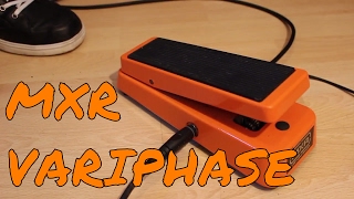 MXR Variphase CP001  A Phase 90 in Wah Clothing  Demo amp Review [upl. by Natiha]