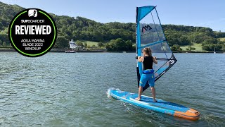 Aqua Marina Blade WindSUP  SUPboarder review [upl. by Radbourne]