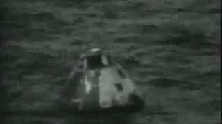 Apollo 13 reentry and splashdown as seen live on tv [upl. by Gunnar184]