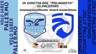 Pallavolo serie BM Volo Saber Palermo VS Jolly Cinquefrondi  23102021  IN DIRETTA [upl. by Dlabihcra368]