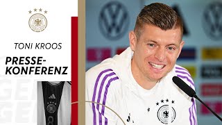 🎙️ Pressekonferenz der Nationalmannschaft mit Toni Kroos [upl. by Eelyab595]