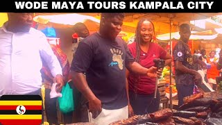 WODE MAYA Tours Kampala City DowntownUgandan YouTubers with WODEMAYA [upl. by Dollar]