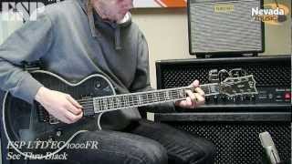 ESP LTD EC 1000 FR See Thru Black Demo  Sam Bell PMTVUK [upl. by Atteval]