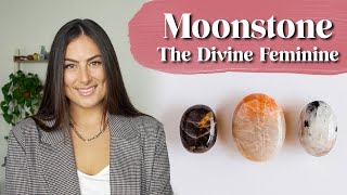 Moonstone Crystal Meaning • Working with the Moon Phases [upl. by Yettie]