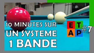 Billard français  Un système 1 bande  Projet ETAP7 [upl. by Atlas430]