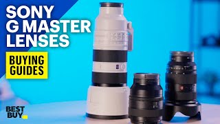 Sony G Master Lenses – Buying Guides from Best Buy [upl. by Wynnie793]