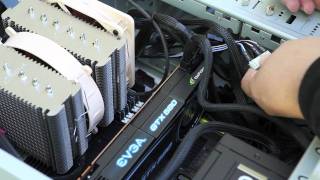 Cable Management and Motherboard Extension Cables Build Your Own Computer Part 15 [upl. by Dygal]