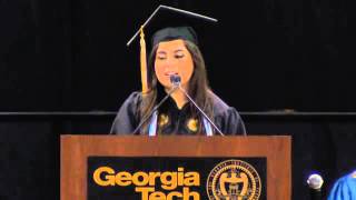 Francesca Malenky Reflection Speaker Bachelors Afternoon Commencement Ceremony [upl. by Shantee756]