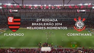 Melhores Momentos  Flamengo 1 x 0 Corinthians  Brasileirão 2014  14092014 [upl. by Liesa954]