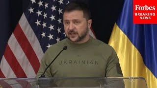 BREAKING NEWS Ukraines Zelensky Calls For More Aid In War With Russia During Washington DC Visit [upl. by Stonwin846]