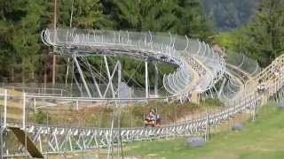 Sommerrodelbahn Alpine Coaster St Corona  Wechsel  NÖ [upl. by Calvinna]