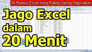 14 Rumus Excel Yang Paling Sering Digunakan [upl. by Goldfarb]