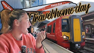 Malaga to London with EasyJet amp Gatwick Express Travel Home Day [upl. by Nollie755]