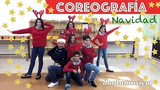 Coreografía Navidad paso a paso Christmas dance bailacondonlu2 [upl. by Harlamert]