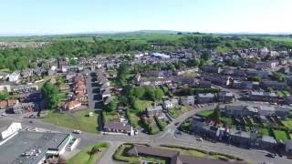 aerial view of Cumnock [upl. by Anoyek]